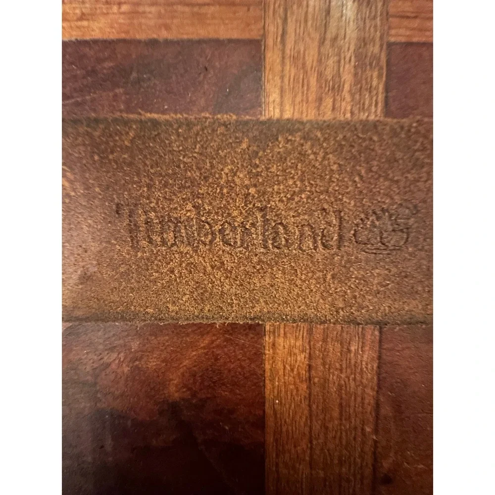 Timberland Men Genuine Leather Classic Pull Up Jean Belt Brass‎ Buckle Brown 40